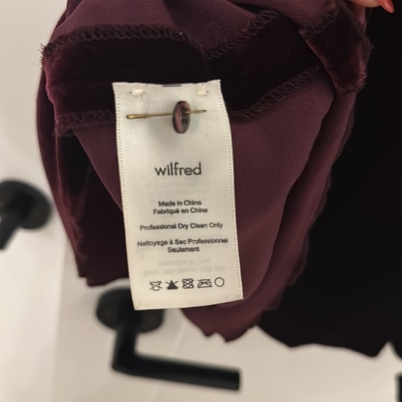 Wilfred Velvet and Silk Dress - Picture 8 of 9